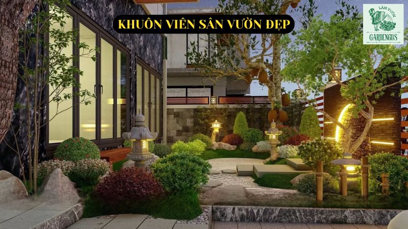 Khuôn viên sân vườn đẹp