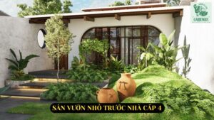 Sân Vườn Nhỏ Trước Nhà Cấp 4