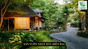 Sân vườn nhật bản hiện đại